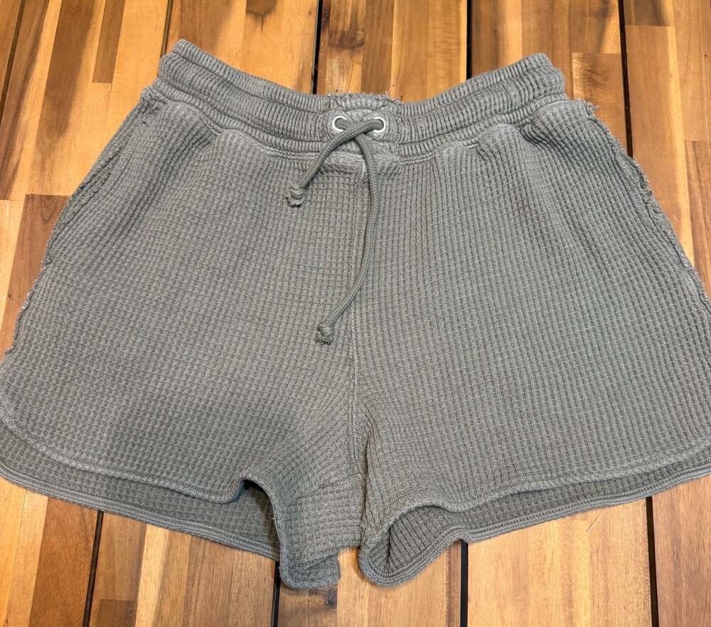 Aerie Waffle Knit Drawstring Lounge Shorts Size S